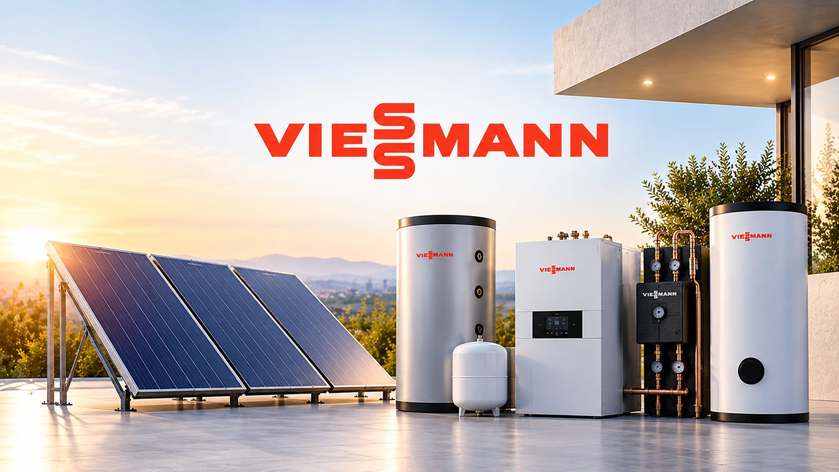 Viessmann güneş enerjisi sistemleri ve çatı üzeri güneş panelleri