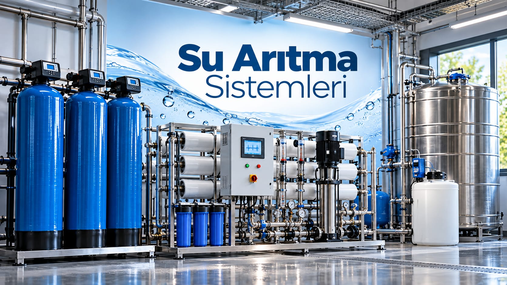 Endüstriyel ve ticari su arıtma sistemleri